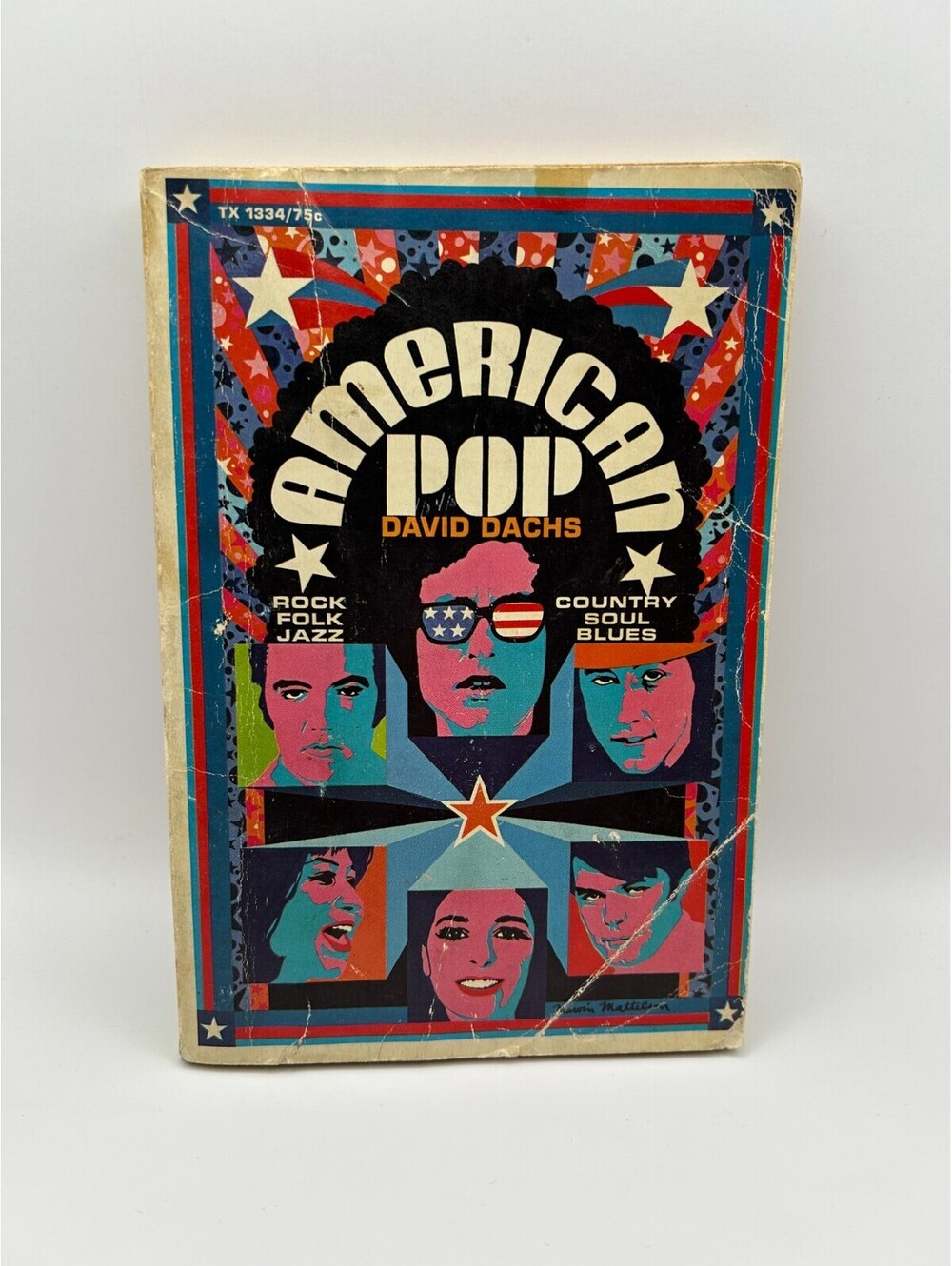 American Pop by David Dachs 1969 1st Printing Scholastic Paperback
